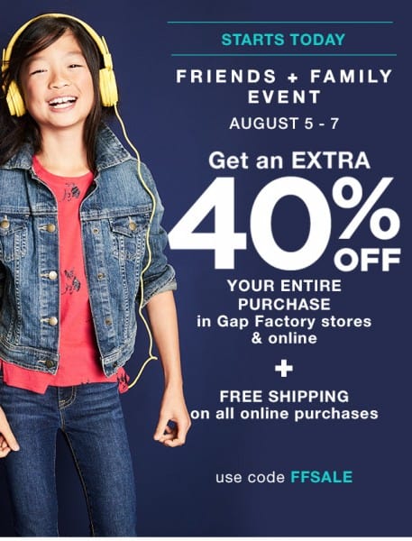 Gap Outlet Printable Coupon August 2016 | Family Budget Tips, Money Saving Ideas, Christian ...