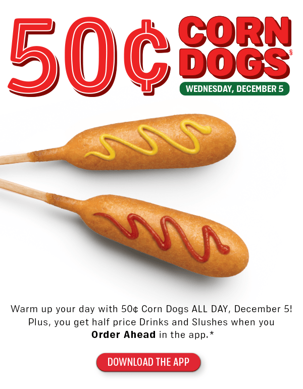 Sonic Corn Dogs for $.50