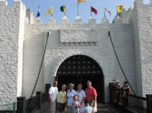 Medieval times picture Orlando family castle