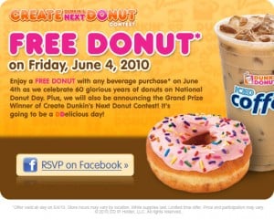 free-dunkin-donut