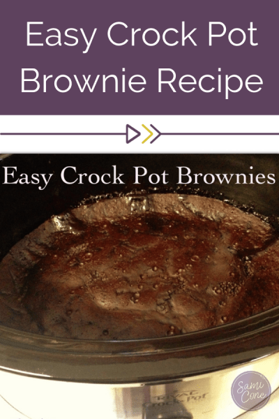Easy Crock Pot Brownie Recipe Pinterest