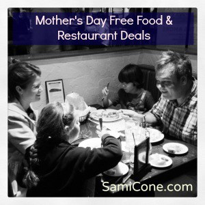 mothers day free food restaurant deals sami cone