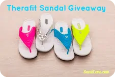 win a pair of therafit sandals