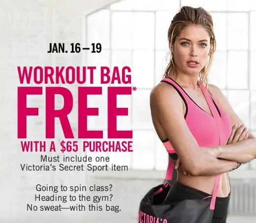 It's back! Free Victoria's Secret Tote with $65 purchase