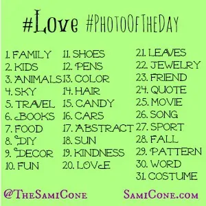Love PhotoOfTheDay Instagram Photo Challenge October 2013