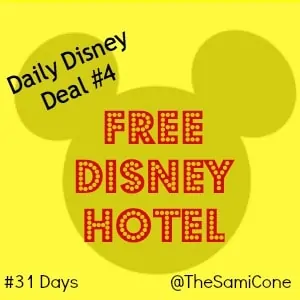 free disney hotel daily disney deal 4