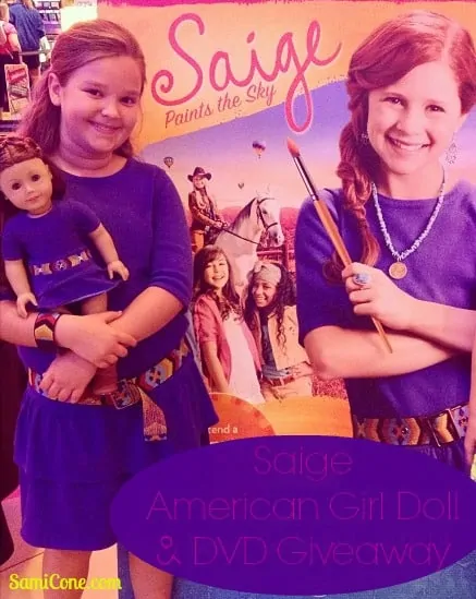 saige american girl doll giveaway dvd