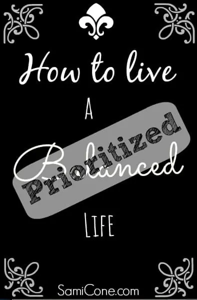 how to live a prioritized life in 2014