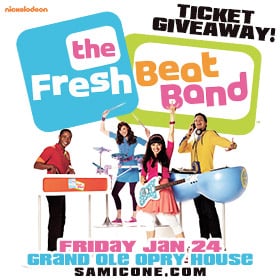 fresh beat band nashville ticket giveaway samicone.com