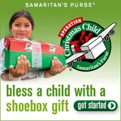 Operation Christmas Child shoebox gift samaritan's purse