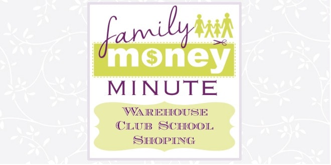 Warehouse Club Back to School Shopping
