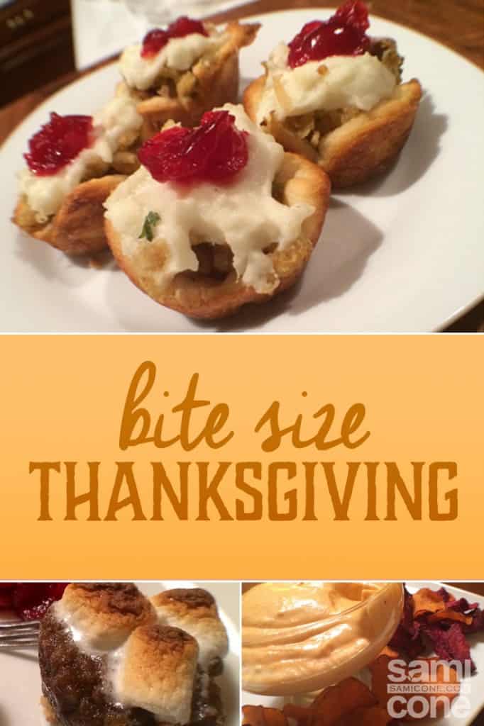 bite size thanksgiving recipes