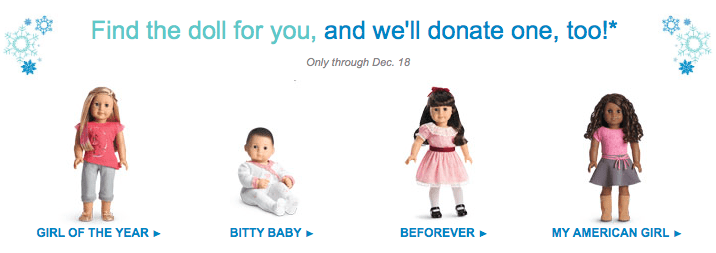 american girl donate doll