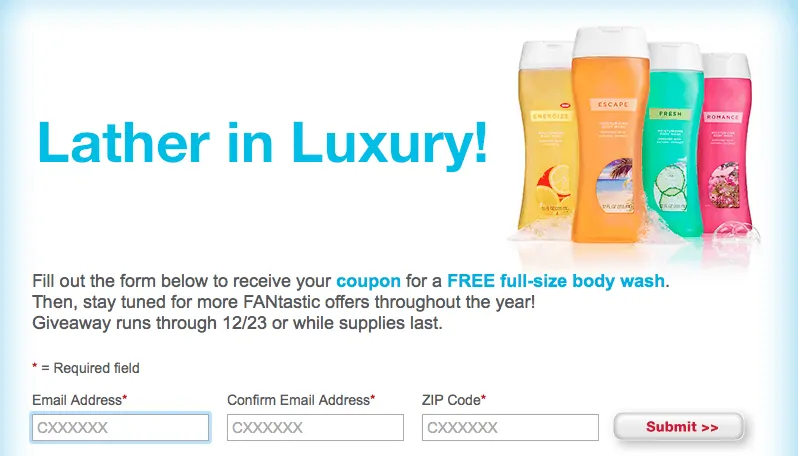 cvs Free body wash