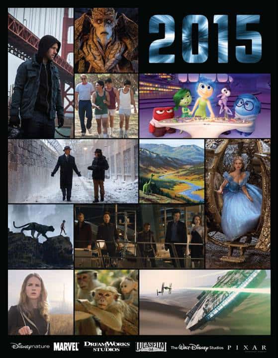 2015 Disney movie schedule