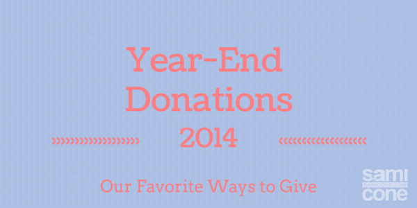year end donations 2014