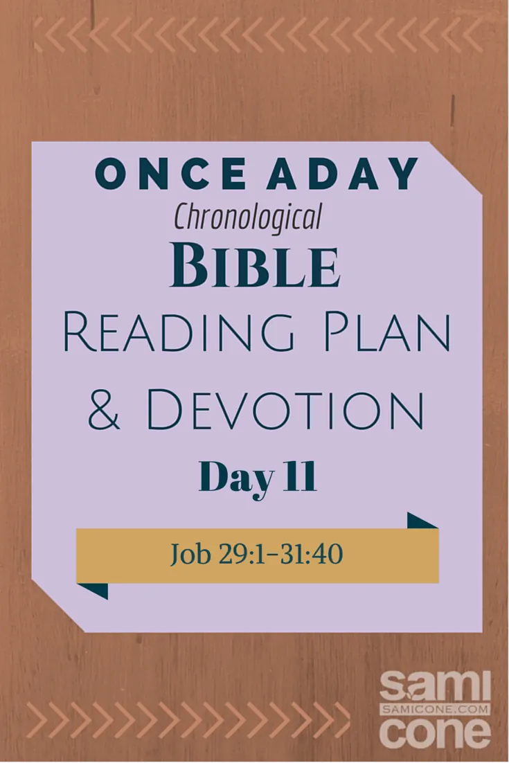 Once A Day Bible Reading Plan & Devotion Day 11