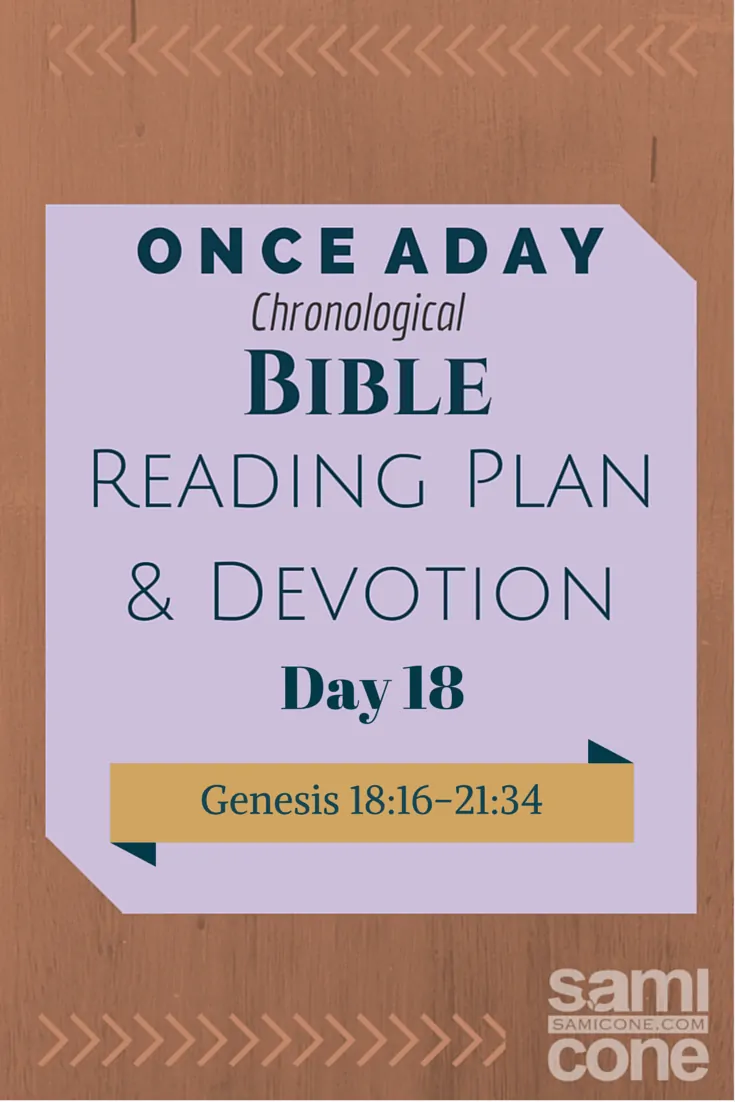 Once A Day Bible Reading Plan & Devotion Day 18