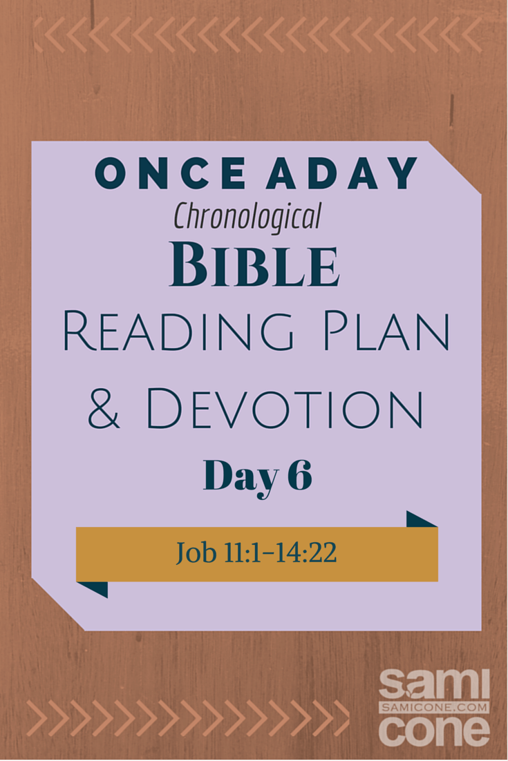 Once A Day Bible Reading Plan & Devotion Day 6