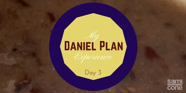 Daniel Plan experience day 3