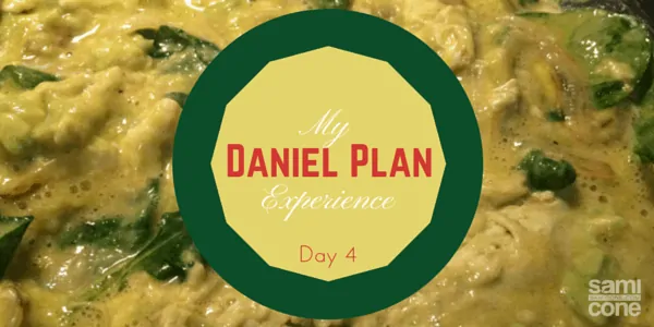 Daniel Plan experience day 4