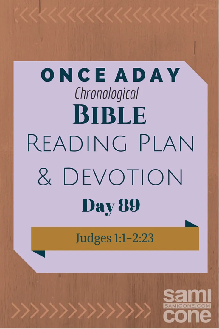 Once A Day Bible Reading Plan & Devotion Day 89