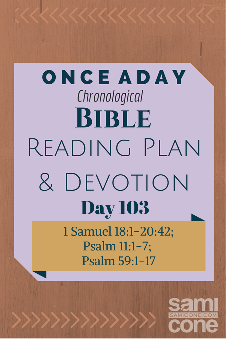 Once A Day Bible Reading Plan & Devotion Day 103