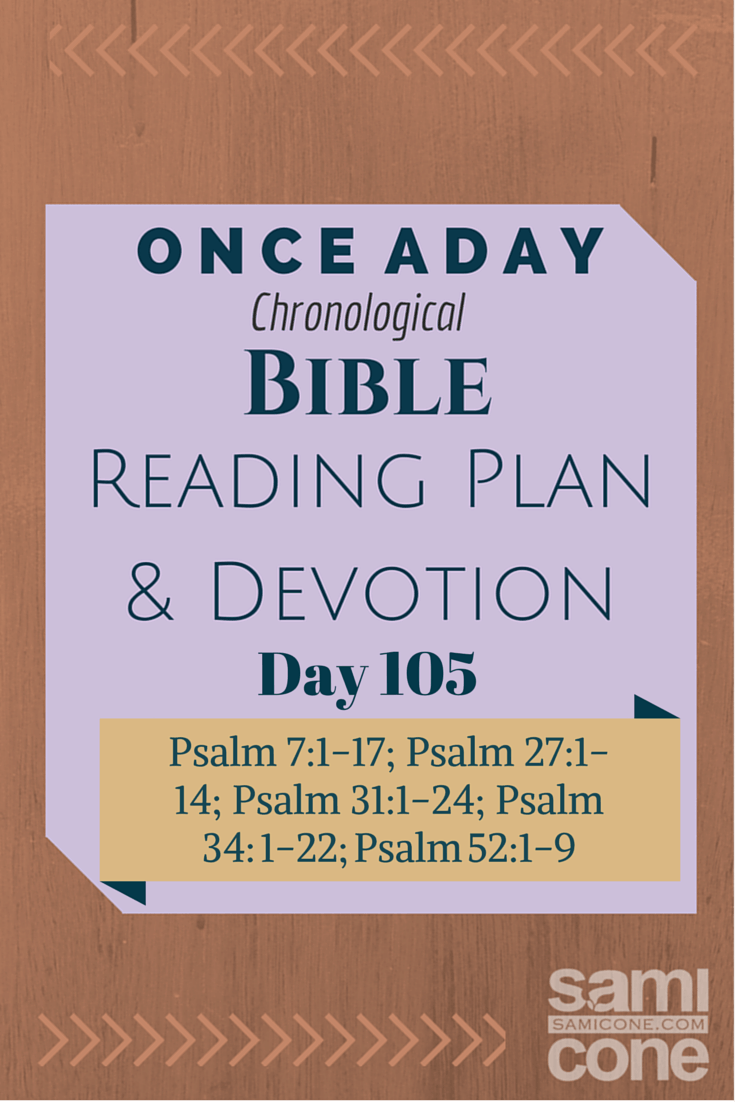 Once A Day Bible Reading Plan & Devotion Day 105