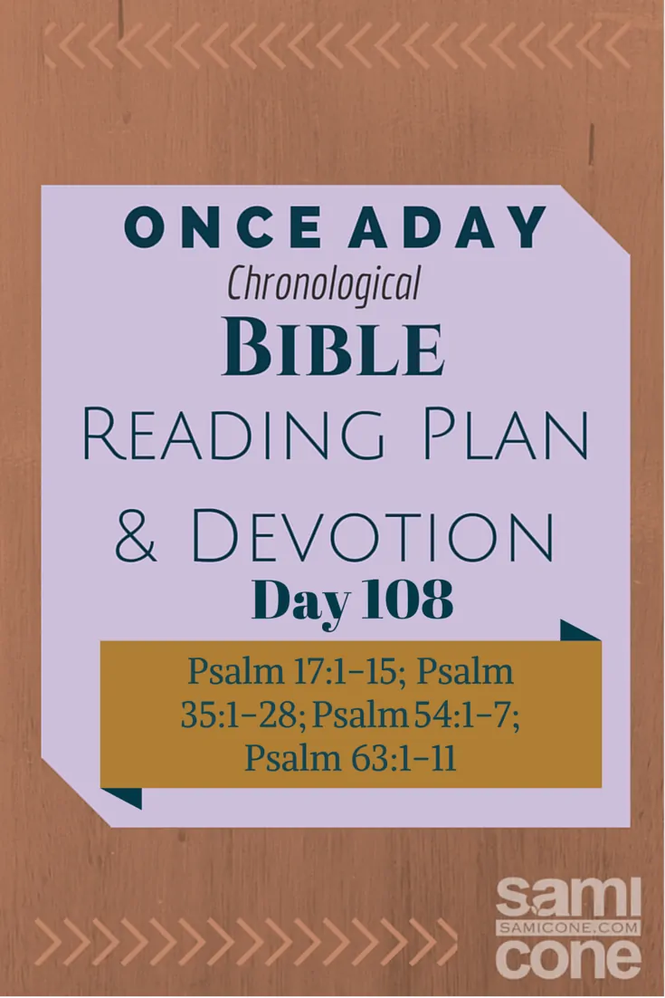 Once A Day Bible Reading Plan & Devotion Day 108