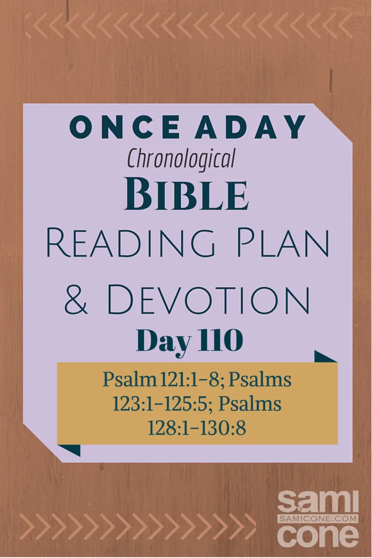Once A Day Bible Reading Plan & Devotion Day 110
