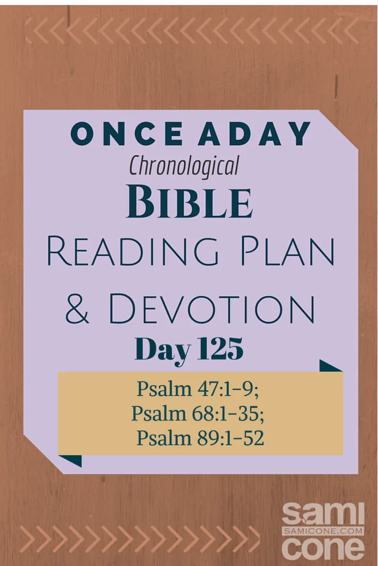 Once A Day Bible Reading Plan & Devotion Day 125