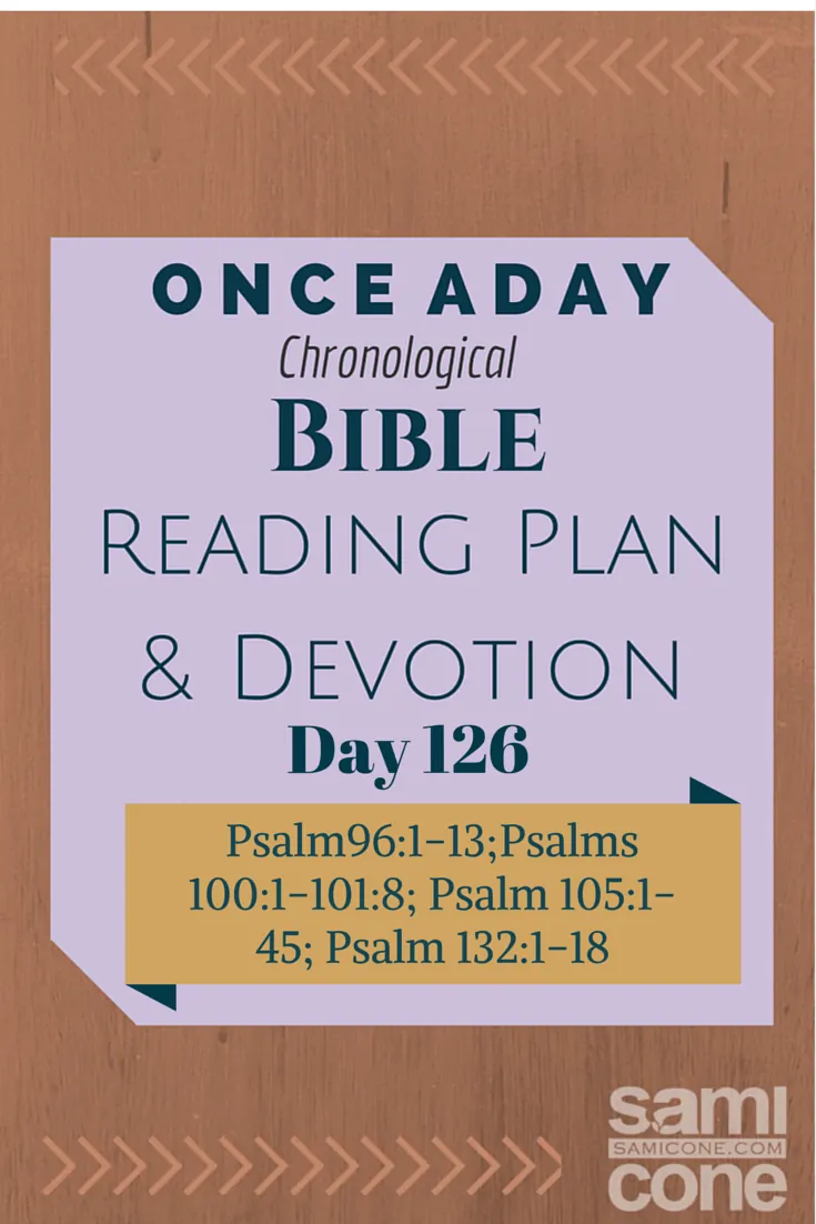 Once A Day Bible Reading Plan & Devotion Day 126
