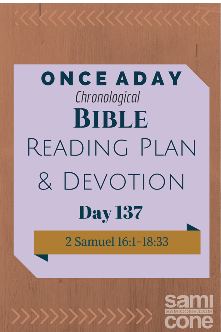 Once A Day Bible Reading Plan & Devotion Day 137