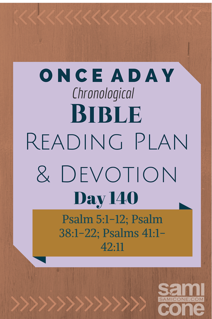 Once A Day Bible Reading Plan & Devotion Day 140