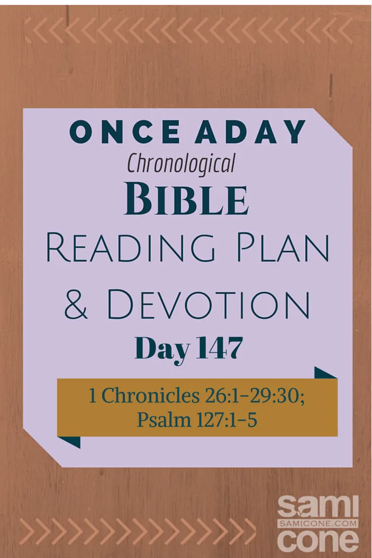 Once A Day Bible Reading Plan & Devotion Day 147
