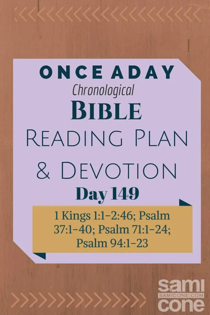 Once A Day Bible Reading Plan & Devotion Day 149