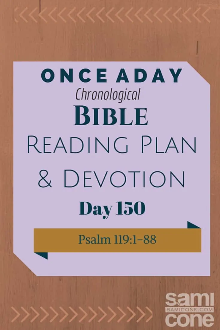 Once A Day Bible Reading Plan & Devotion Day 150