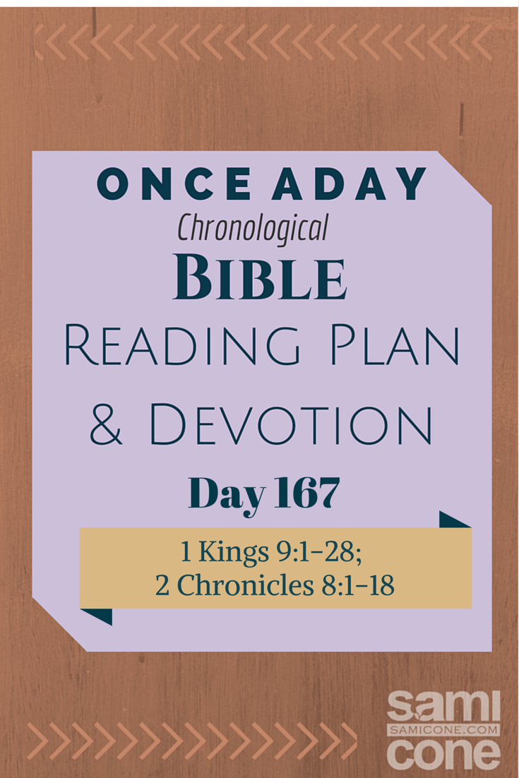 Once A Day Bible Reading Plan & Devotion Day 167Once A Day Bible Reading Plan & Devotion Day 167
