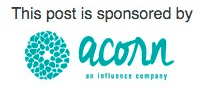 acorn influencer sponsored post