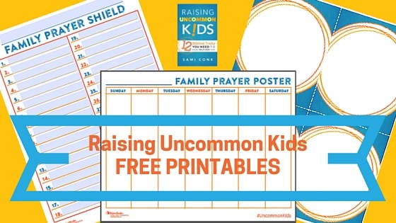 raising uncommon kids free printables