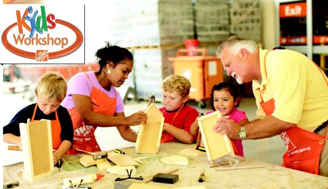 Home Depot Free Kids Workshop Schedule home depot kids' weekend workshop