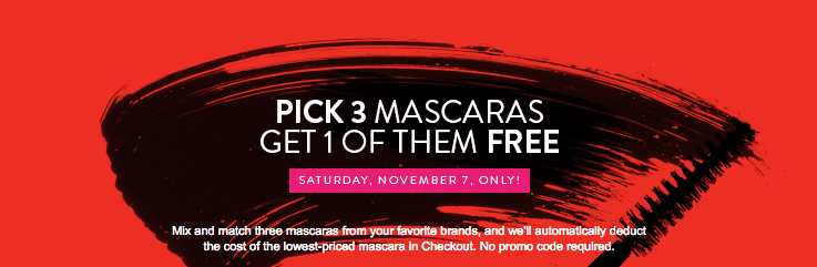 Nordstrom free mascara