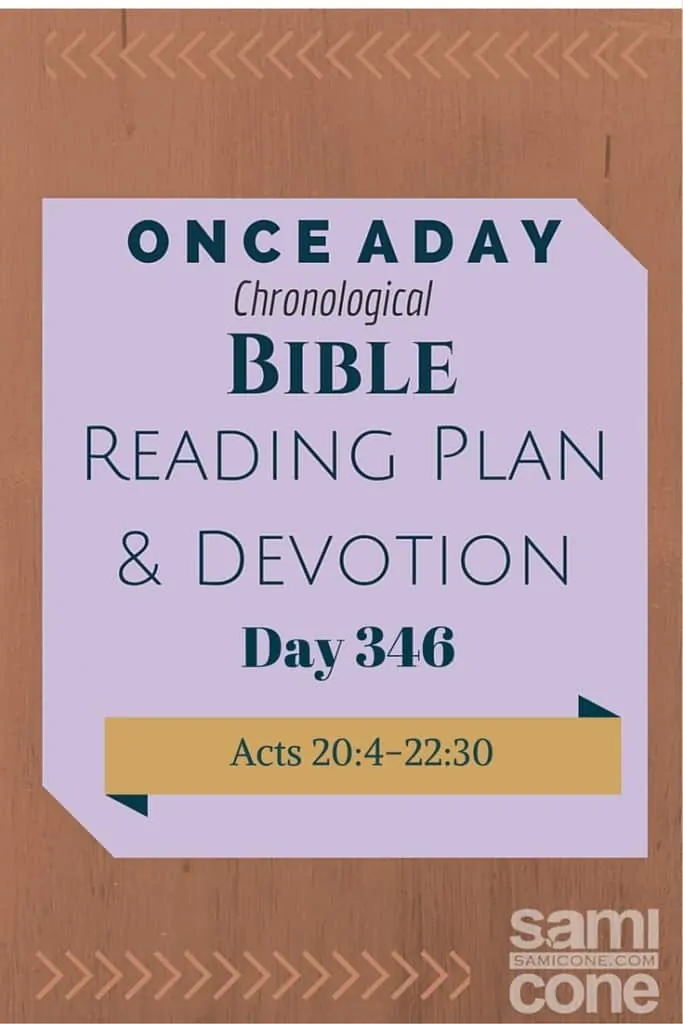 Once A Day Bible Reading Plan & Devotion Day 346