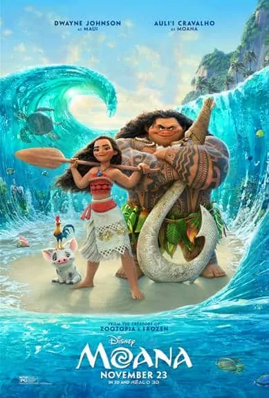 Disney's Moana Free Coloring Sheets