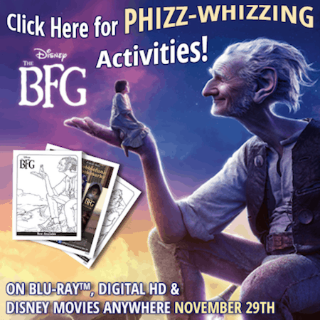 Disney's The BFG Free Activity Sheets and Quiz - Sami Cone | Nashville ...