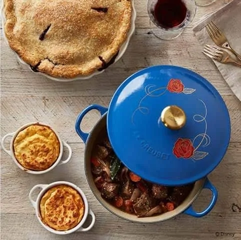 William Sonoma Offers Disney's Beauty and the Beast Le Creuset Cookware