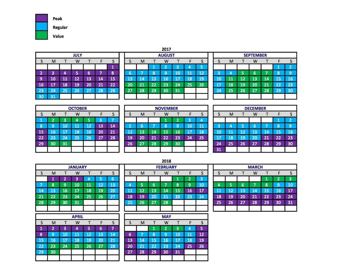 Disney Ticket Calendar Pricing 2017 18 Sami Cone Family Budget Tips 