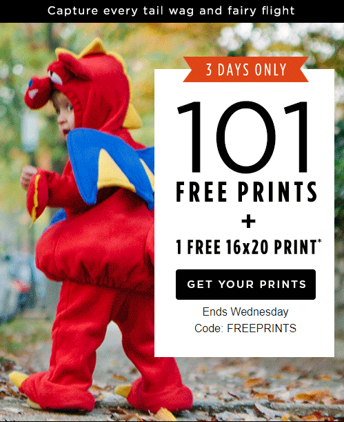 101 Free Shutterfly Prints