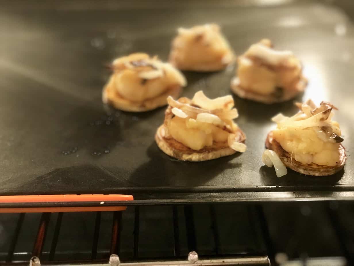 Sweet & Savory Sweet Potato Bites Recipe ALDI Friendsgiving Sami Cone