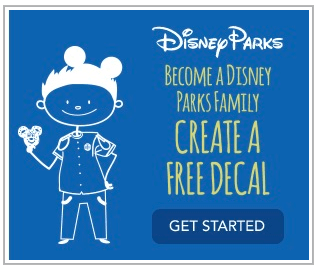 free disney decal ad